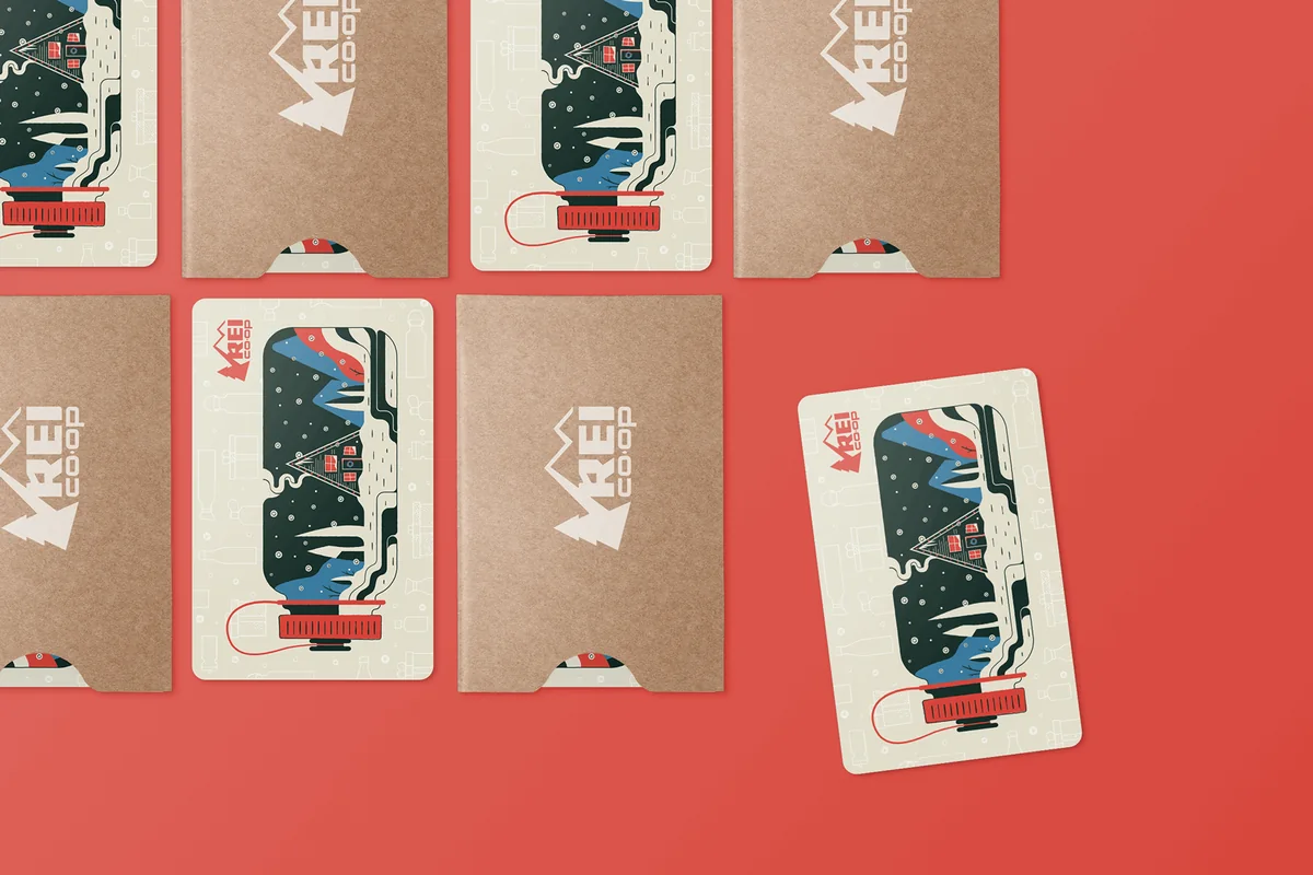 REI brand design work